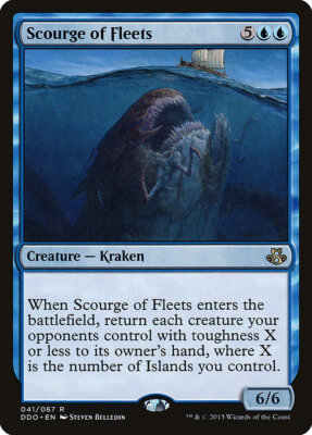 1x Scourge of Fleets NM Eng MTG - Elspeth Vs Kiora