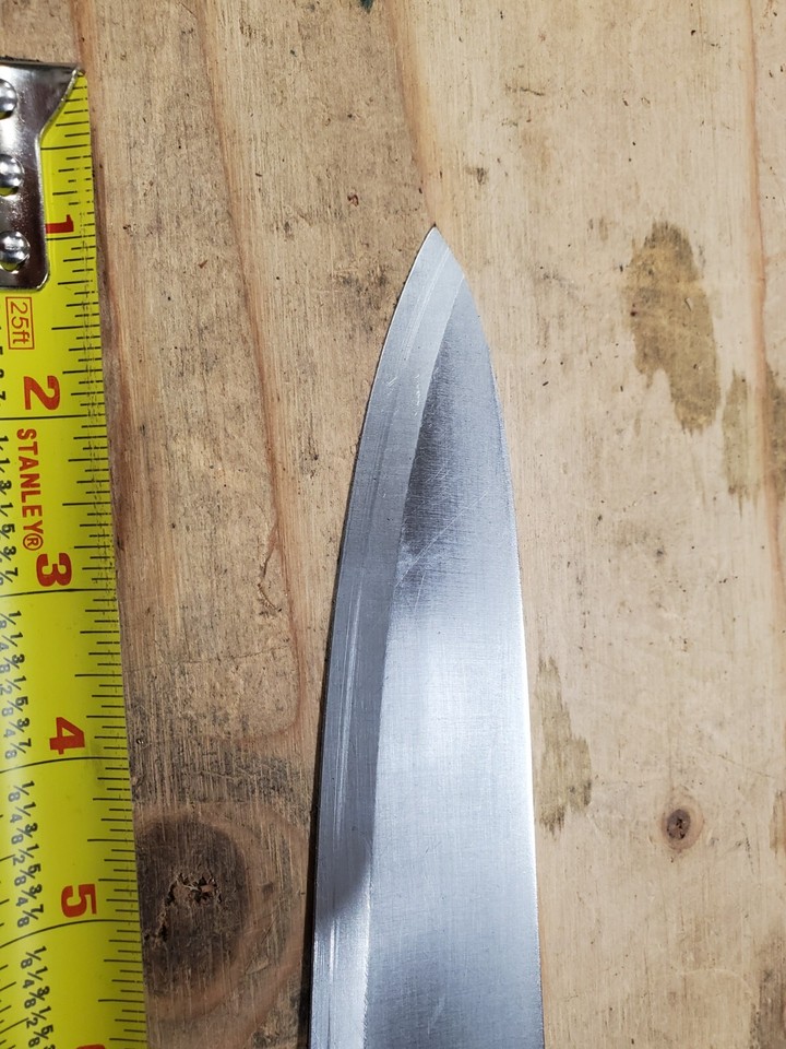 VINTAGE Old Homestead Lifetime Cutlery Japan Wood Handle Chef’s Knife