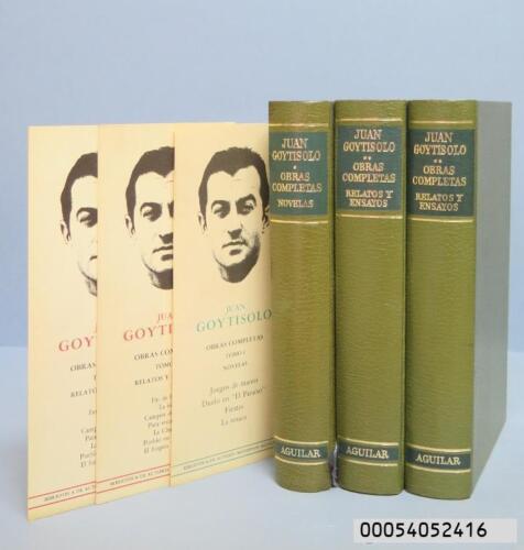 OBRAS COMPLETAS. JUAN GOYTISOLO. AGUILAR. CON MARCAPAGINAS. 3 TOM