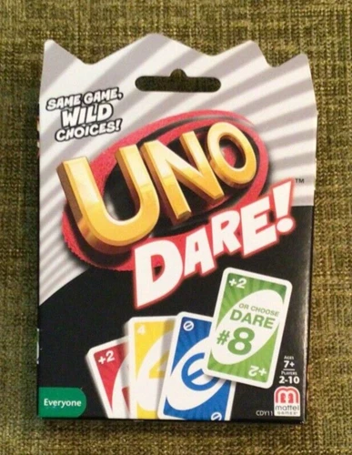 BRAND NEW MATTEL GAME IN SEALED BOX = UNO DARE CARD GAME