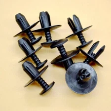 10pcs Hood Insulation Body Part Spring Pad Clips Fastener Screws for BMW Nylon