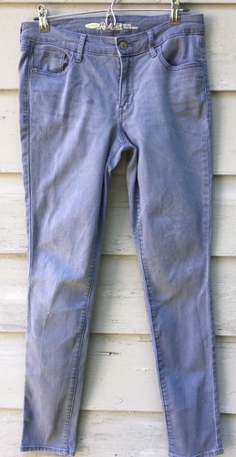 Old Navy Rockstar Mid-Rise Skinny Jeans (Größe 8, aquablau/grau getönt)
