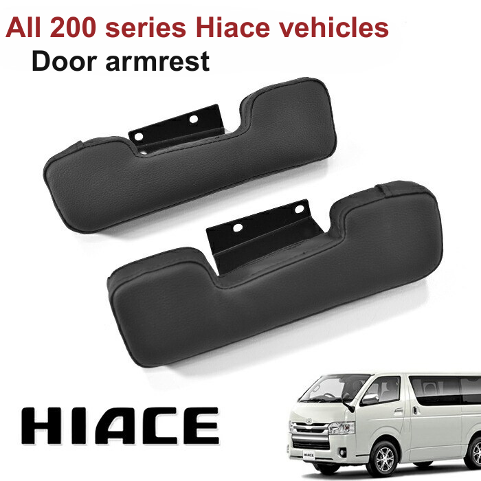 パーツ Set (Left and Right)for Hiace 200 Series Door Side Armrest Black Left Right for Toyota HIACE 200 S-GL DX