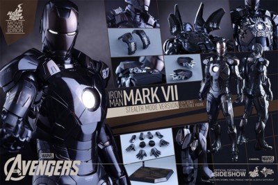 Hot Toys Iron Man Mark VII 7 Stealth | eBay