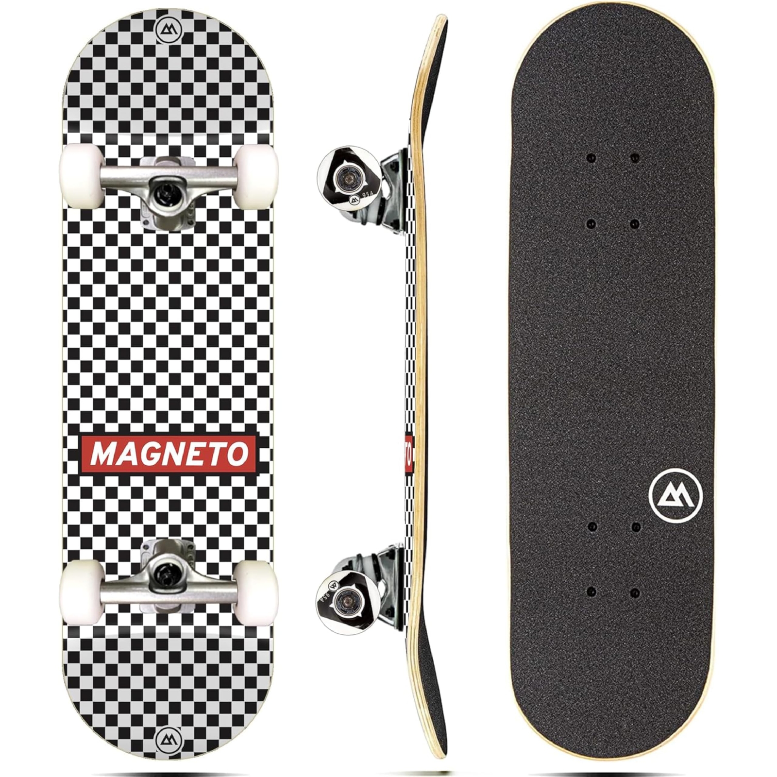Complete Skateboard | Maple Wood | ABEC 5 Bearings | Double Kick Concave Deck...