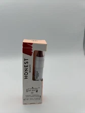 Honest beauty lip crayon demi matte strawberry lip color 0.105oz damaged box