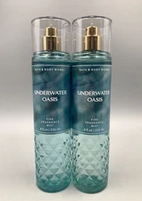 Bath & Body Works Underwater Oasis Fine Fragrance Mist 8 Fl Oz S/2 #9329
