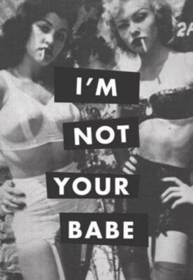 #ad Not Your Babe Sticker 4” Smoking Women Girl Power Boss Feminist $3.25