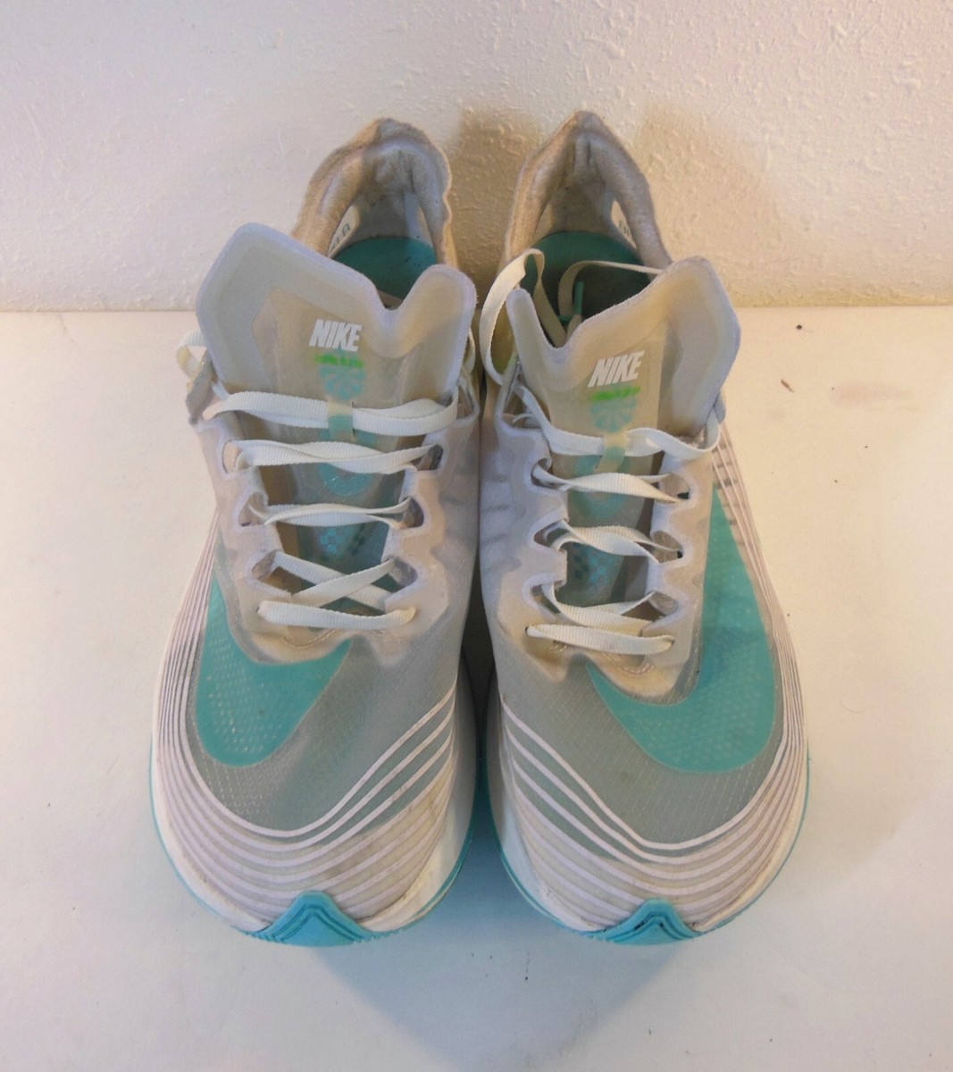 NIKE Zoom Fly SP White Rage Green Summit White, AJ9282-103, Men's