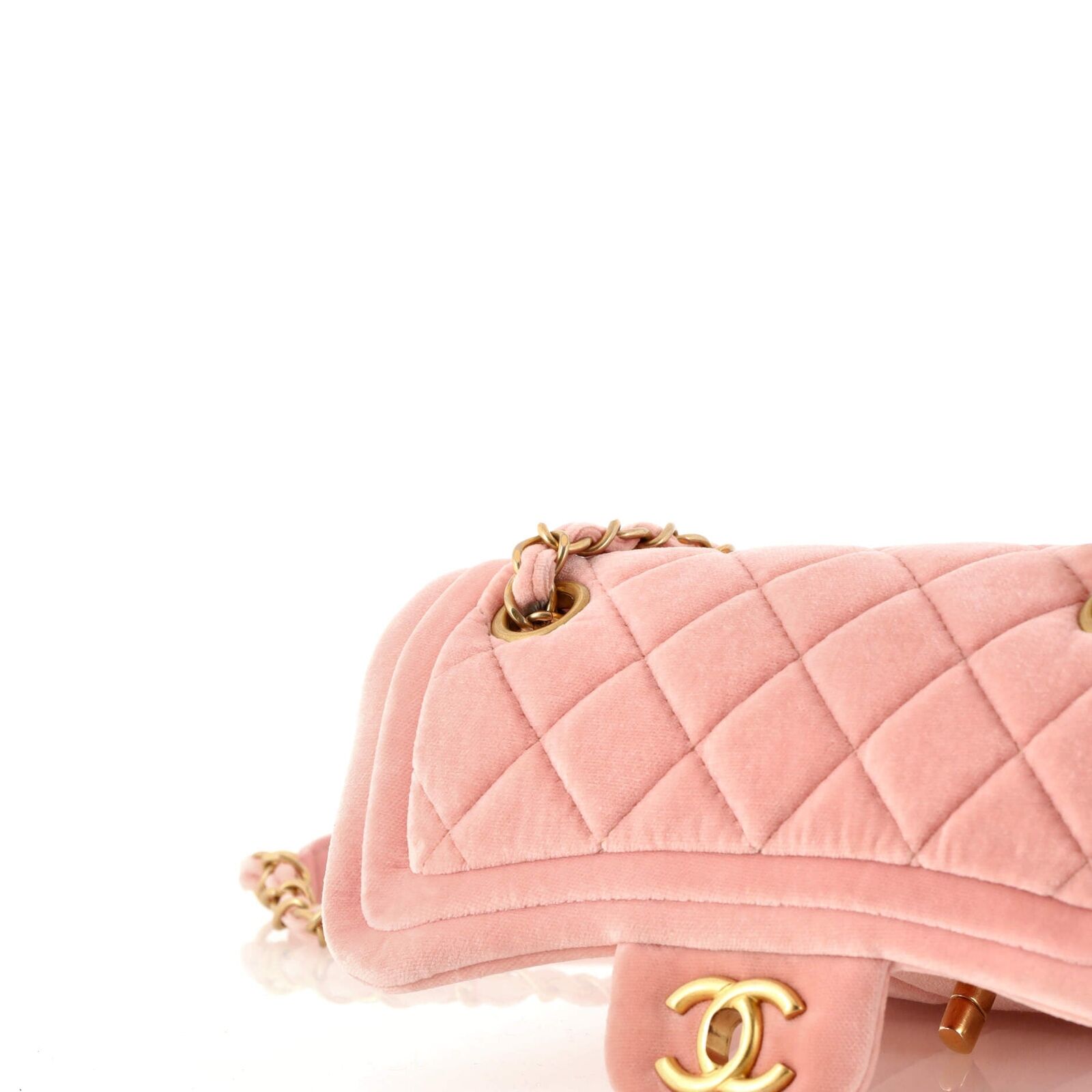 Chanel Vintage Dark Pink Quilted Caviar Medium Classic Double Flap