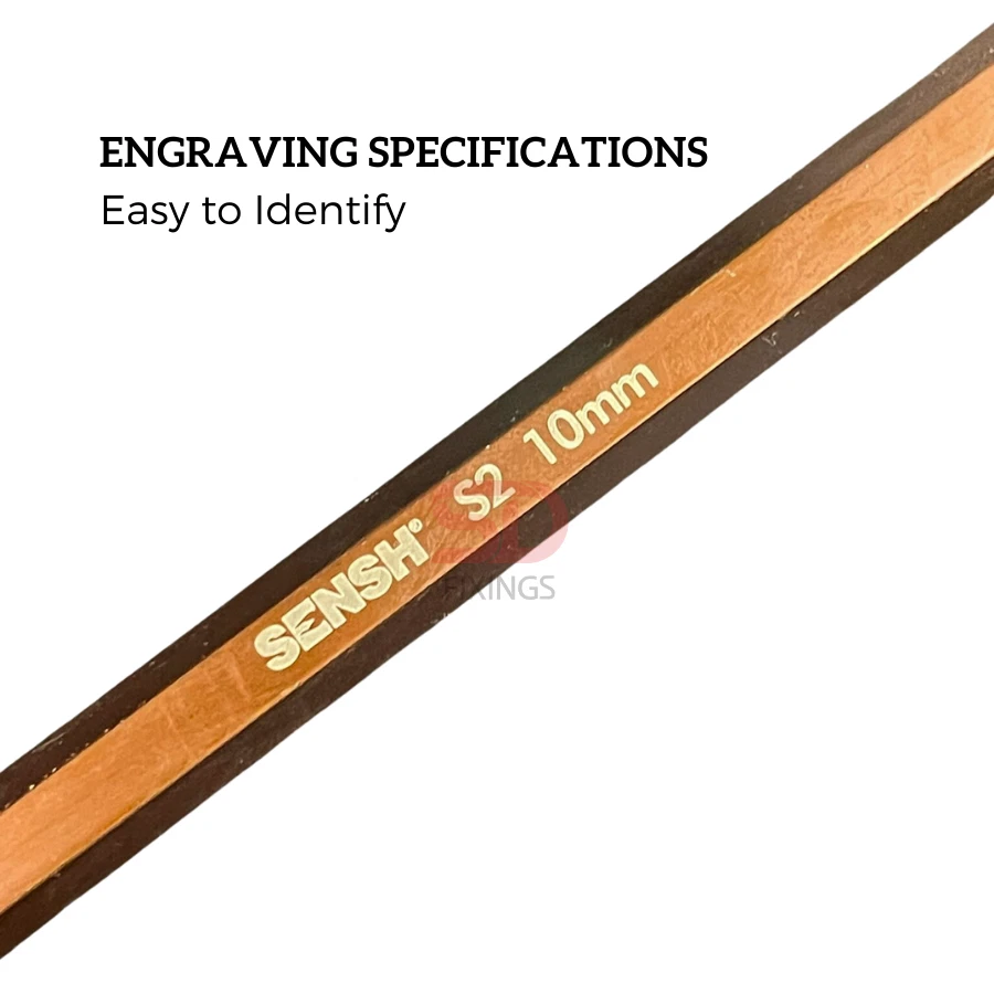 9pcs Extra Long Premium CR-V Steel HEX KEY SET 1.5-10mm for DIY & Professional - Image 3 of 4