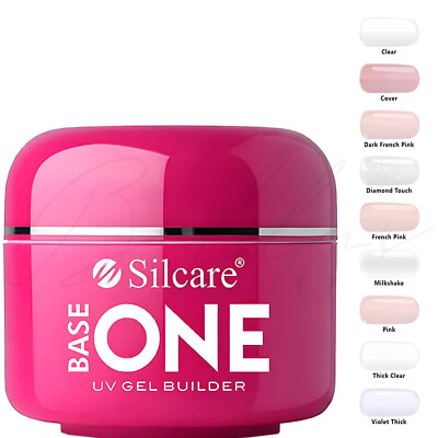 SILCARE Base One Nail UV Acid Free Hochefficient Gel Builder 15g *AUSWAHL*