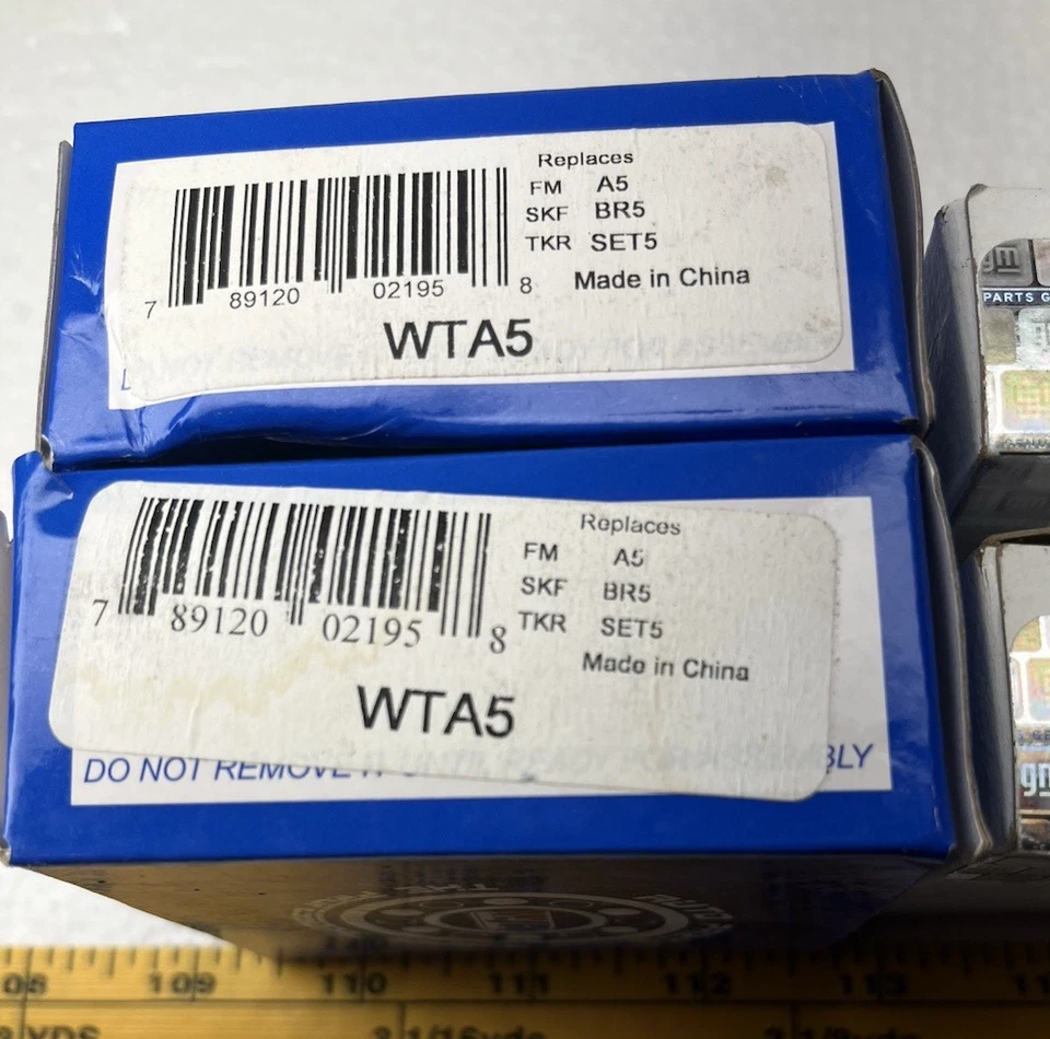 Lote de 6 piezas) Rodamientos de rueda delantera - (2) WTA5, (2) WTA2, (2) 9150S para Ford Ranger Foto 3 de 4