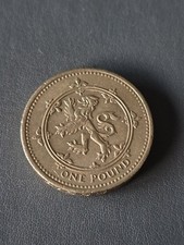 GB One Pound Coin 1994 Scottish Lion Rampant 