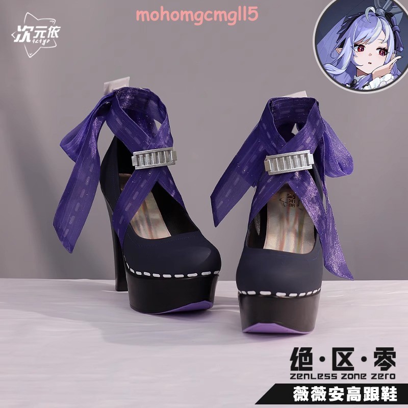 Zenless Zone Zero Vivian Banshee Cosplay Shoes High Heel 13cm W