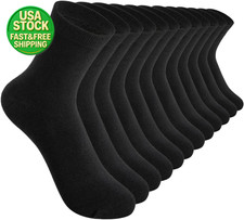 6 Pairs Men  s Ankle Socks Thin Breathable Comfort Running Work Quarter Socks