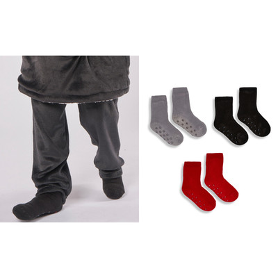 Ribbon The Kids Ribbon Luxus Fleece Socken im Eskimo-Stil - flauschige Hausschuhe