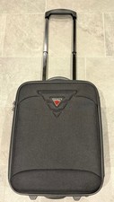 Antler Main Cabin Size Luggage in Black Hard Casing