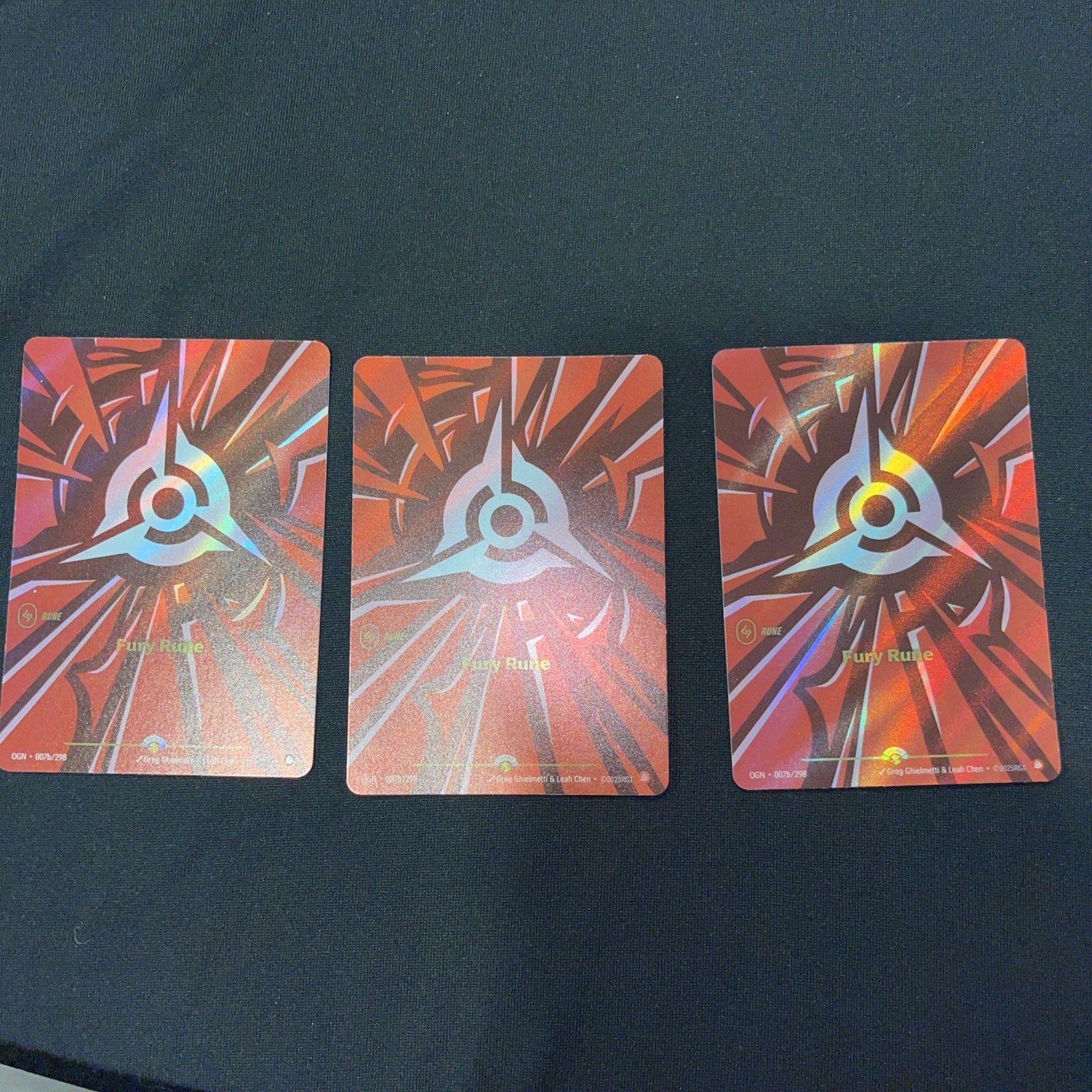 Fury Rune 007b/298 - Riftbound Nexus Night Pack Promo - Alt Art English ...