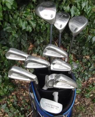 Set Golfplaner U-CLID 4-PW + Callaway Driver + 3 Holz + 5 Holz + Putter *