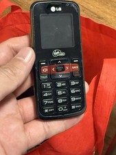 LG VM101 - Black and Silver  Virgin Mobile  Cellular Phone - Working , read 