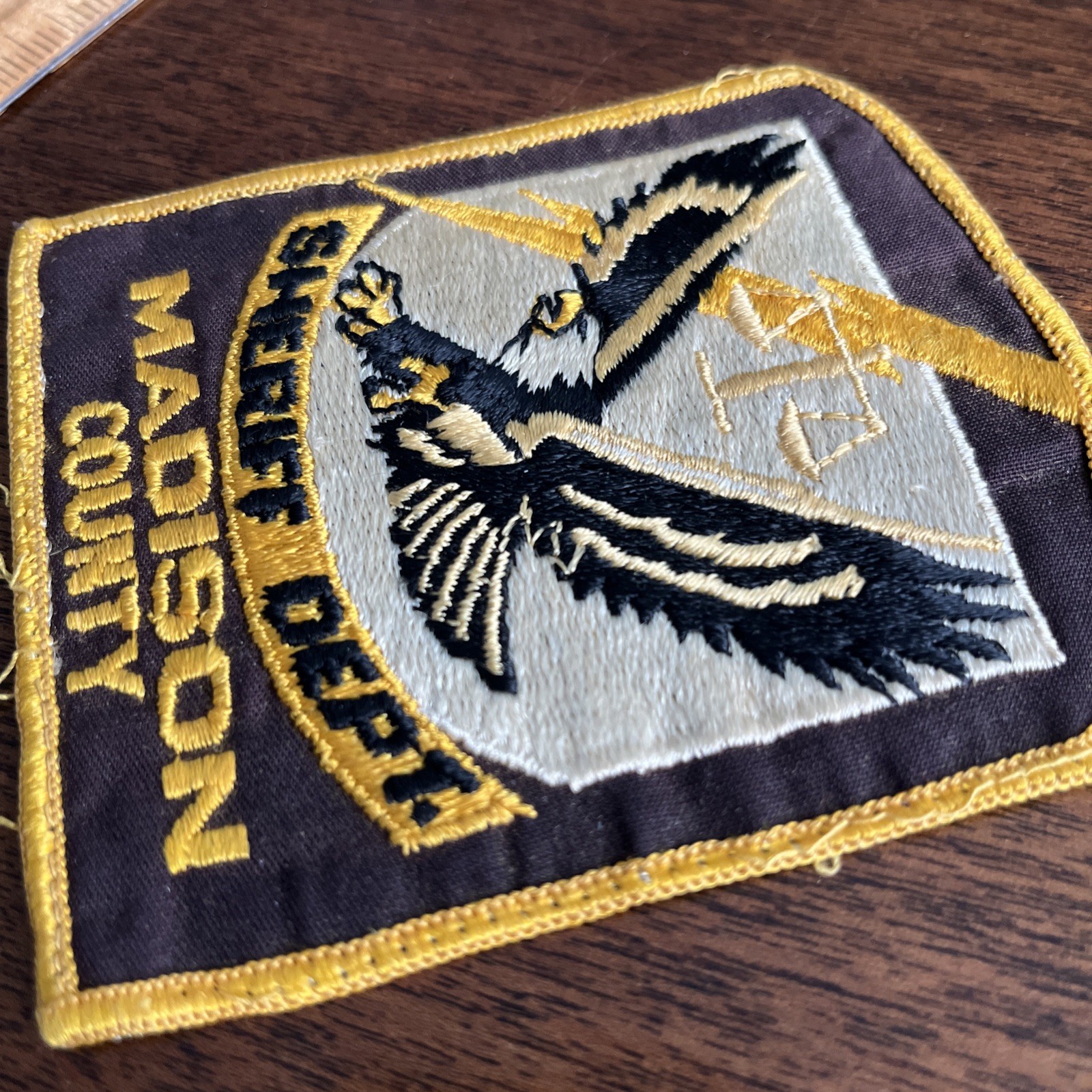 Obsolete Madison County Sheriff’s Department  AL Alabama Vintage Fabric Patch