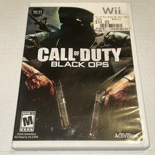 Call of Duty Black Ops Nintendo Wii Complete CIB Tested