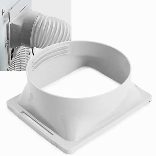 5.9 Inch Portable Air Conditioner Exhaust Hose Coupler Square to Round Couple...