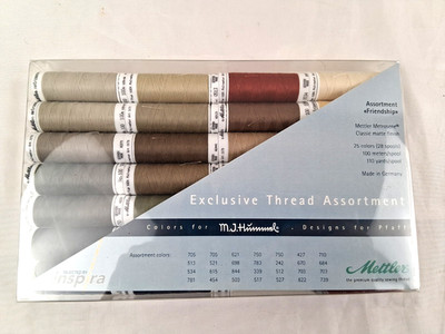 Mettler Metrosene Exclusive Thread Assortment 28 Spools Thread M.J.Hummel Colors