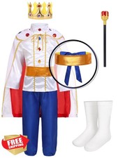 Nuehoryu Prince Charming Costume, Boys Kids Royal King Outfit