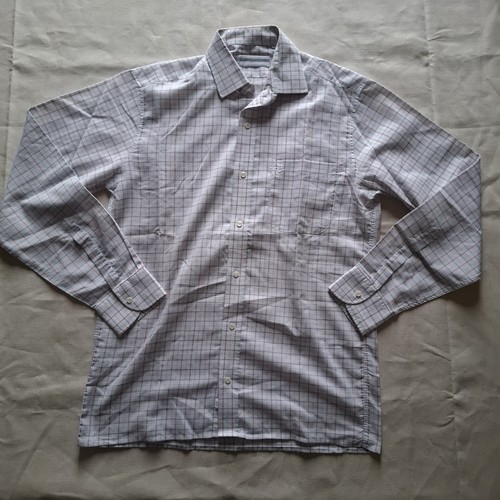 Courrèges, Vintage Courreges Paris Herren Hemd Gr. 3 M/L Logo bestickt französisch