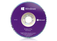 Microsoft Windows 10 Pro 64-bit DVD Authentic License Key New & Sealed