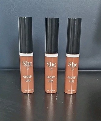 3 X She Makeup Glossy Lips LG06-05