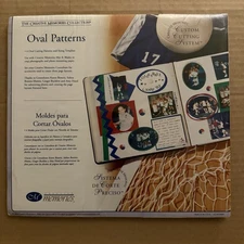 CREATIVE MEMORIES OVAL PATTERNS CUSTOM CUTTING SYSTEM TEMPLATES NEW SEALED