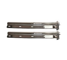 30" Stainless Steel Straight Spring Loaded Mud Flap Hanger 1-1/8" Bolt Spacing