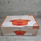 Ernesto 4L Professional Cast Iron Roasting Dish ENAMEL Coated 23cm Oval Shape