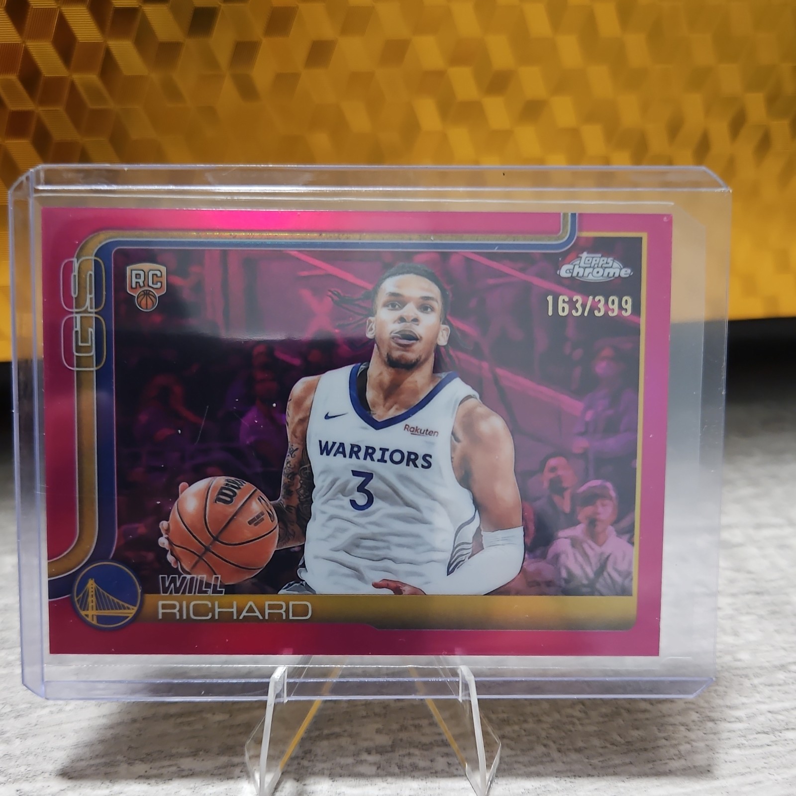 Topps Chrome 2025-26 Will Richard #287 Magenta Refractor /399 Rookie