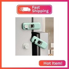 5 Pack Child Proof Refrigerator Lock, QYESWHSR Fridge Locks for Kids with Sticky