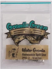 Water Gremlin Green Removable Split Shot, 16pk