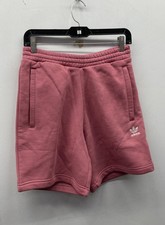 Adidas Originals Men's Pink Strata Essential Fleece Shorts IJ3096 Sz S NWT