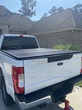 6.75ft Hard Tri-fold Truck Bed Tonneau Cover For F250 F350 Superduty 1999-2023 6.75ft Hard Tri-fold Truck Bed Tonneau Cover For F250 F350 Superduty 1999-2023
