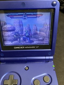 Game Boy Advance SP AGS-001 Console Handheld Bundle w/ Charger, And Games Tested