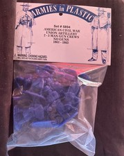 armies in plastic American Civil War union artillery gun crews
