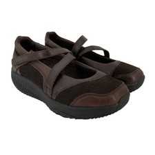 Skechers Shape Ups Shoes Womens Size 8 Brown Mary Jane Walking Comfort SN 24866