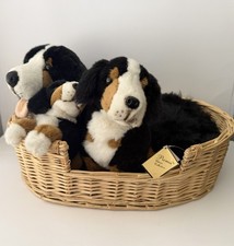 Vintage Prima Classic Collection Bernese Mountain Plush Dogs Lot Of 3 Brand New