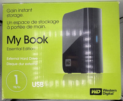 Western Digital External Hard Drive 1TB HDD