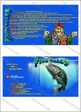 Williams Fish Tales 1992 Cartes Instructions Flipper Custom Pinball V3