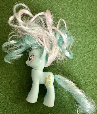 My Little Pony LYRA HEARTSTRINGS 3'' Teal Unicorn Brushable Figure 2010 Hasbro
