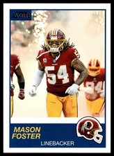 2019 Score Mason Foster Washington Redskins #197