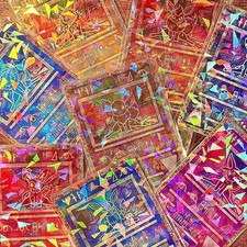 Ancient Eeveelution Cracked-Ice Fan Art Trading Card